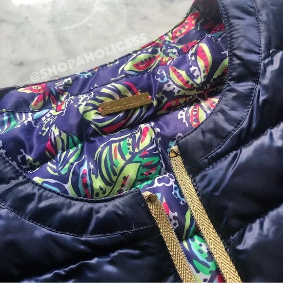 LILLY PULITZER Lilah Printed Reversible Jacket NWT - Picture 9 of 15